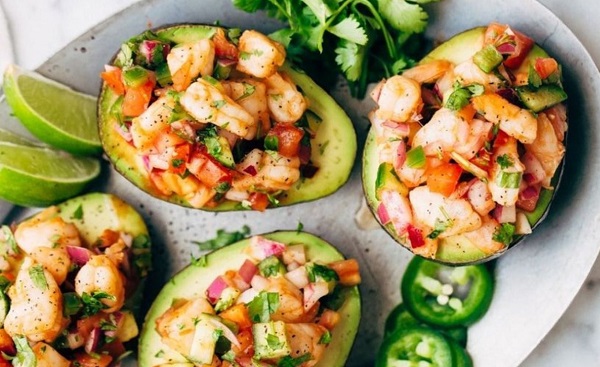ricetta avocado e gamberetti avocado e gamberetti