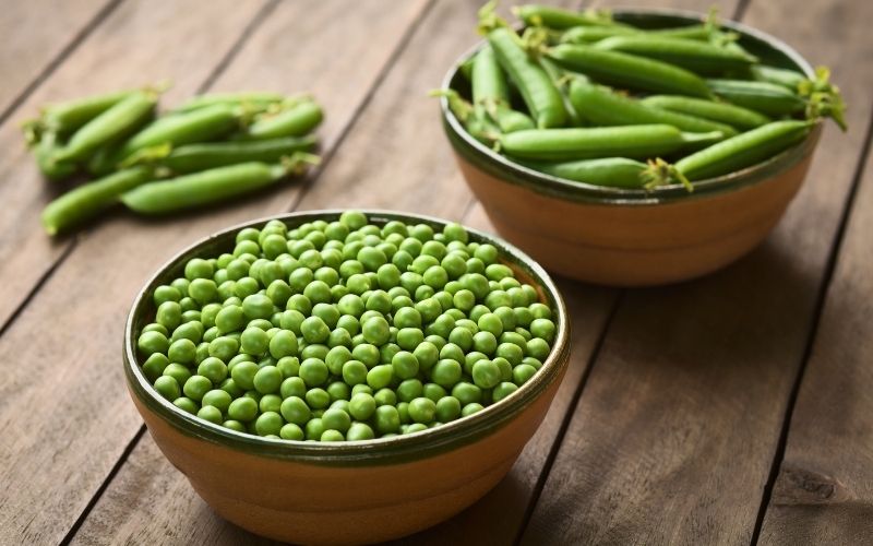 Piselli da evitare nella dieta chetogenica