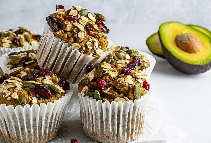 dolci keto con avocado Muffin all'avocado ricetta