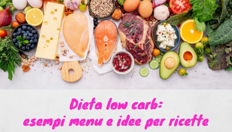 Dieta low carb esempio