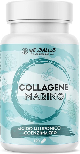 Integratore Collagene Marino con Acido ialuronico e Coenzima Q10