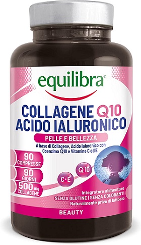 Integratore Equilibra con Collagene, Enzima Q10 e Acido Ialuronico