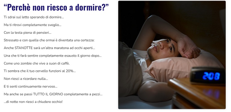 Perchè non riesco a dormire: Cause principali Perchè non riesco a dormire: Cause principali