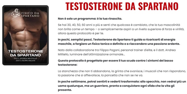 Testosterone da Spartano recensioni Programma: funziona! 1 Testosterone da spartano