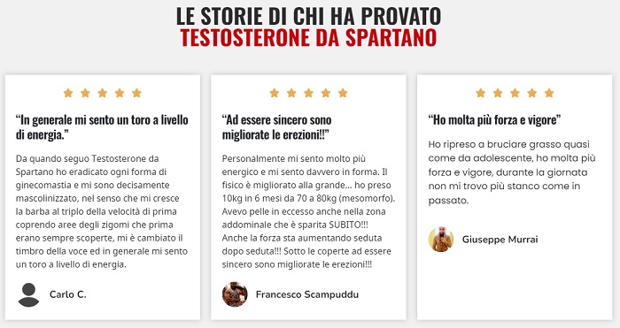 Testosterone da Spartano recensioni Testosterone da Spartano recensioni