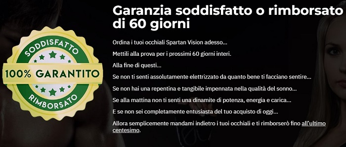 Spartan vision: occhiali con lenti rosse da biohacking, recensioni 6 Spartan Vision spartan health garanzia