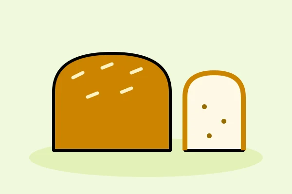 9 Pagnotta di pane proteico con una fetta