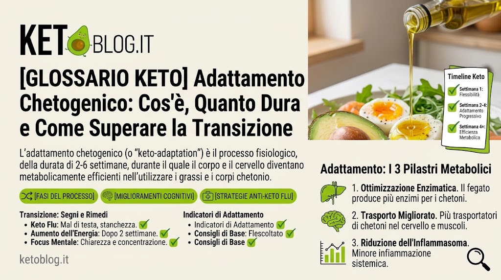 Adattamento Chetogenico: Cos'è, Quanto Dura e Come Superare la Transizione 1 Adattamento Chetogenico